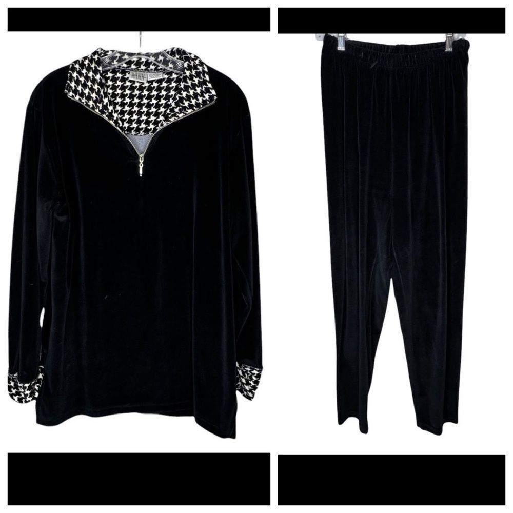 Vintage Jason Maxwell 2 Piece Velour Pantsuit